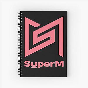 SuperM Logo Kpop Group Members Spiral Notebook