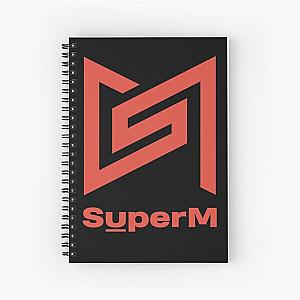 SuperM Logo Kpop Group Members Spiral Notebook