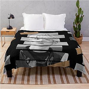 Byun Baek hyun SuperM Baekhyun Korean Kpop Monochrome Stripe Design Throw Blanket