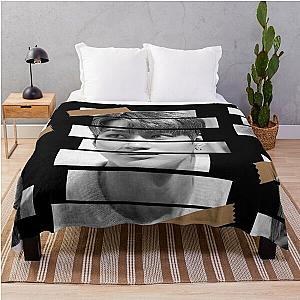 Lee Tae min SuperM Taemin Korean Kpop Monochrome Stripe Design Throw Blanket