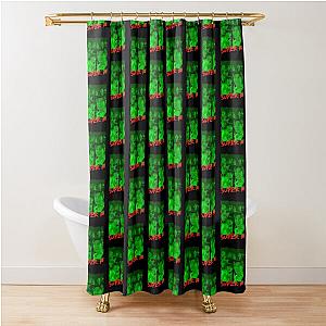 SuperM Kpop Group Members Green Korean Kpop RGB Color Design Shower Curtain