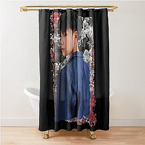 Chittaphon Leechaiyapornkul SuperM Ten Korean Kpop Floral Shower Curtain