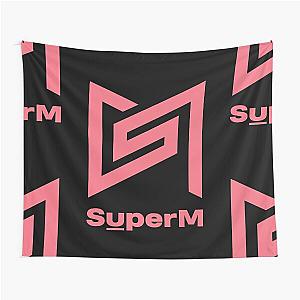 SuperM Logo Kpop Group Members Tapestry