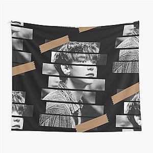 Lucas Wong SuperM Wong Yukhei Korean Kpop Monochrome Stripe Design Tapestry