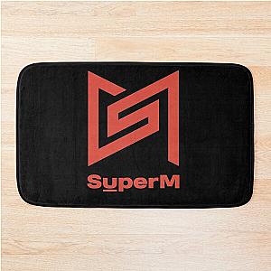 SuperM Logo Kpop Group Members Bath Mat