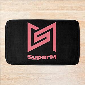 SuperM Logo Kpop Group Members Bath Mat