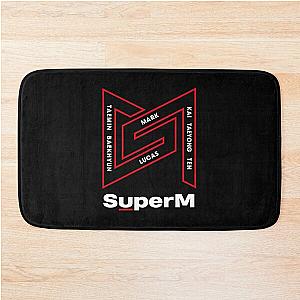 KPOP SuperM Logo  Members  Bath Mat