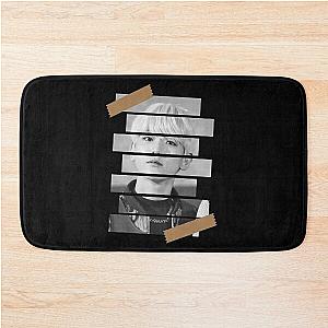 Byun Baek hyun SuperM Baekhyun Korean Kpop Monochrome Stripe Design Bath Mat