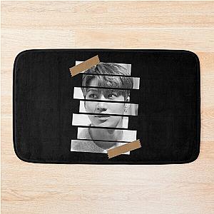 Lee Tae min SuperM Taemin Korean Kpop Monochrome Stripe Design Bath Mat