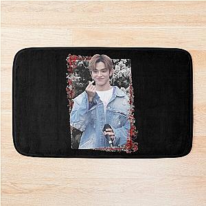 Lucas Wong SuperM Wong Yukhei Korean Kpop Floral Design Bath Mat