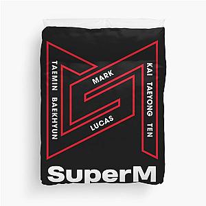 KPOP SuperM Logo  Members  Duvet Cover