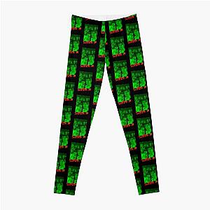 SuperM Kpop Group Members Green Korean Kpop RGB Color Design Leggings