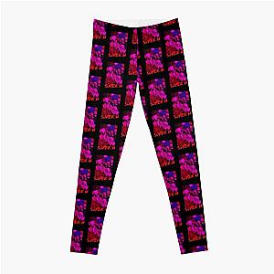 SuperM Kpop Group Members Purple Korean Kpop RGB Color Design Leggings