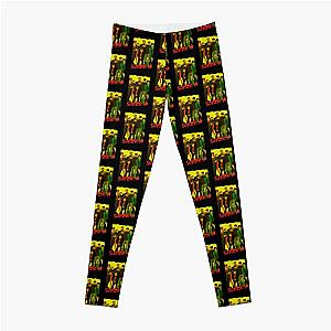 SuperM Kpop Group Members Yellow Korean Kpop RGB Color Design Leggings