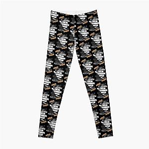 Mark Lee SuperM Mark Korean Kpop Monochrome Stripe Design Leggings