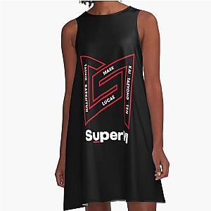 KPOP SuperM Logo  Members  A-Line Dress