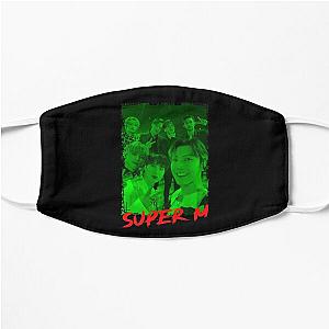 SuperM Kpop Group Members Green Korean Kpop RGB Color Design Flat Mask