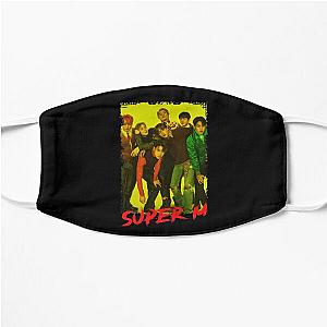 SuperM Kpop Group Members Yellow Korean Kpop RGB Color Design Flat Mask