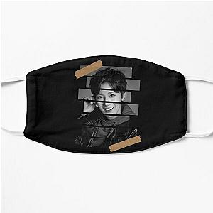 Chittaphon Leechaiyapornkul SuperM Ten Korean Kpop Monochrome Stripe Design Flat Mask