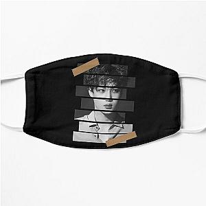 Kim Jong in SuperM Kai Korean Kpop Monochrome Stripe Design Flat Mask