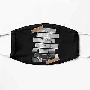 Byun Baek hyun SuperM Baekhyun Korean Kpop Monochrome Stripe Design Flat Mask