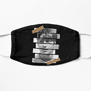 Lee Tae min SuperM Taemin Korean Kpop Monochrome Stripe Design Flat Mask