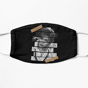 Lee Tae yong SuperM Taeyong Korean Kpop Monochrome Stripe Design Flat Mask