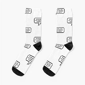 SuperM Mark Jopping Rap Speech Bubble Socks