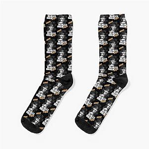 Kim Jong in SuperM Kai Korean Kpop Monochrome Stripe Design Socks