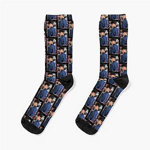 Chittaphon Leechaiyapornkul SuperM Ten Korean Kpop Floral Design Socks