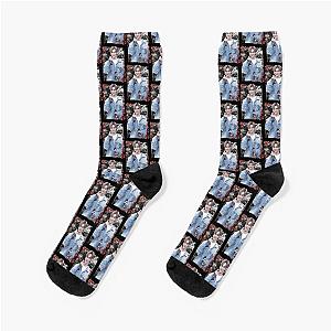 Lucas Wong SuperM Wong Yukhei Korean Kpop Floral Design Socks