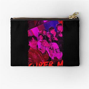 SuperM Kpop Group Members Purple Korean Kpop RGB Color Design Zipper Pouch