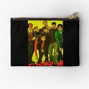 SuperM Kpop Group Members Yellow Korean Kpop RGB Color Design Zipper Pouch