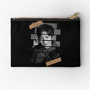 Chittaphon Leechaiyapornkul SuperM Ten Korean Kpop Monochrome Stripe Design Zipper Pouch