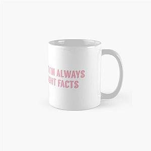 SuperM Jopping Mark Lee OPINIONATED BUT I'M ALWAYS SPITTING STRAIGHT FACTS Classic Mug