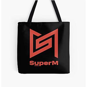 SuperM Logo Kpop Group Members All Over Print Tote Bag