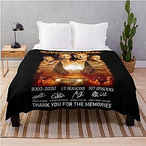 Supernatural Thank You For The Memories Throw Blanket