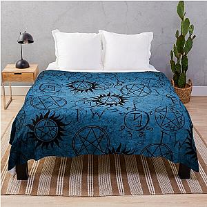 Supernatural Blue Throw Blanket