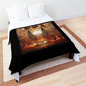 Supernatural Group Shot Sepia Tone Wings Comforter