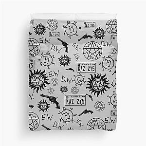 Supernatural Symbols Duvet Cover