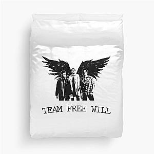 Team Free Will Supernatural Duvet Cover