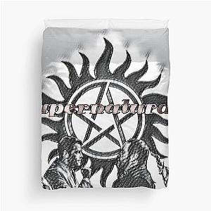 Supernatural Good And Evil Duvet Cover