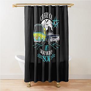 Supernatural Carry On My Wayward Son , Supernatural , Supernatural Winchester Shower Curtain