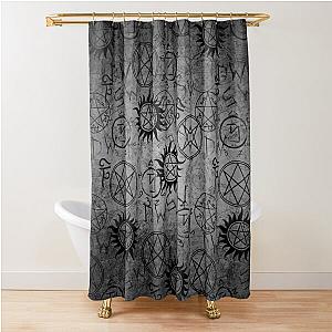 Supernatural Grey Shower Curtain