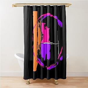 Supernatural - pink and purple Shower Curtain