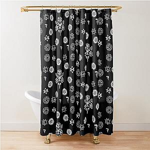 Supernatural Snowflakes  Shower Curtain