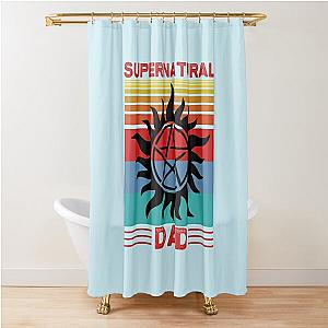 supernatural dad Shower Curtain