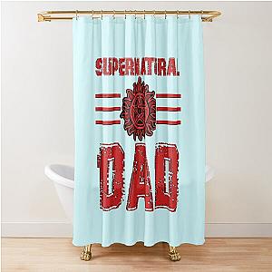 supernatural dad forever Shower Curtain