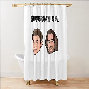 Supernatural Sam & Dean Toons Shower Curtain