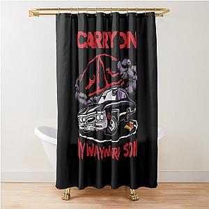 Supernatural Carry On My Wayward Son , Supernatural Car , Supernatural Winchester Shower Curtain